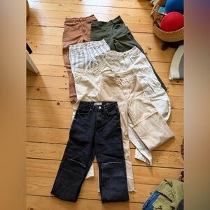 Mixed Casual Pants Lot Women - Neutral & Dark Tones